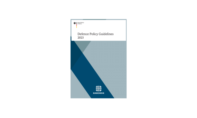 Federal Ministry of Defence_Defence Policy Guidelines 2023