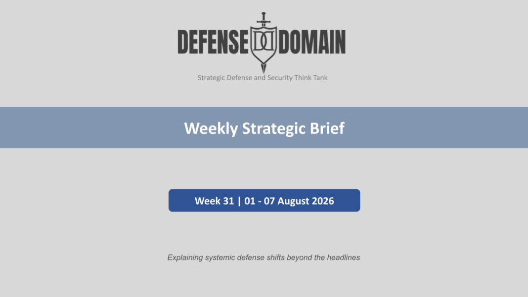 weekly strategic brief 26-31