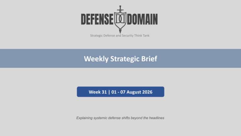 weekly strategic brief 26-31