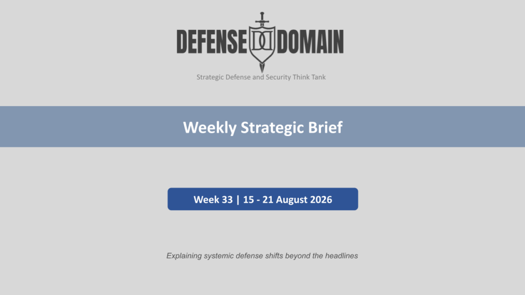 weekly strategic brief 26-33