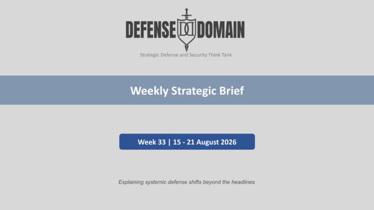 weekly strategic brief 26-33