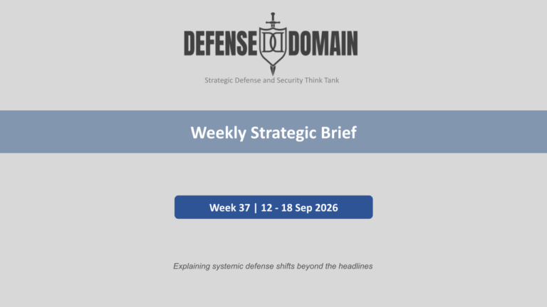 weekly strategic brief 26-37