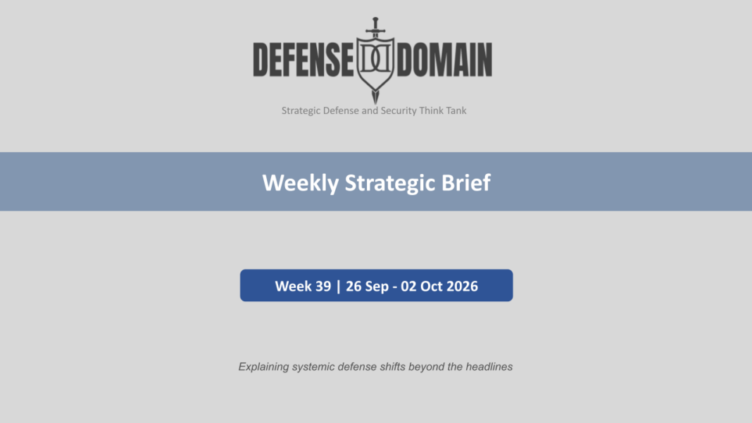 weekly strategic brief 26-39