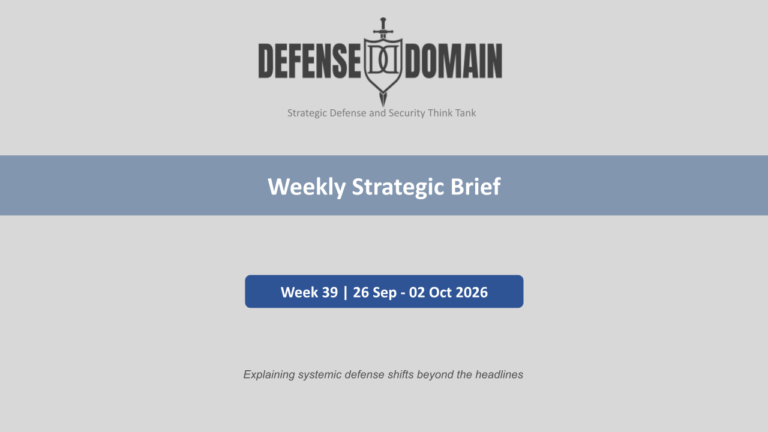 weekly strategic brief 26-39